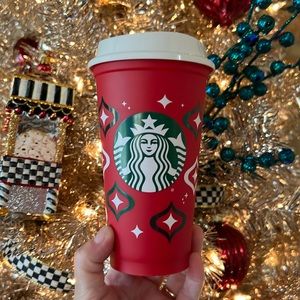 Starbucks Red Cup Holiday Reusable Cup 2023